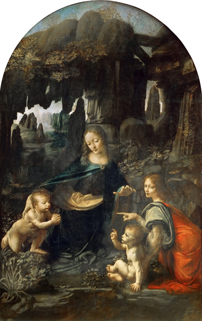5.1 Leonardo Da Vinci Vergine delle Rocce Louvre 1